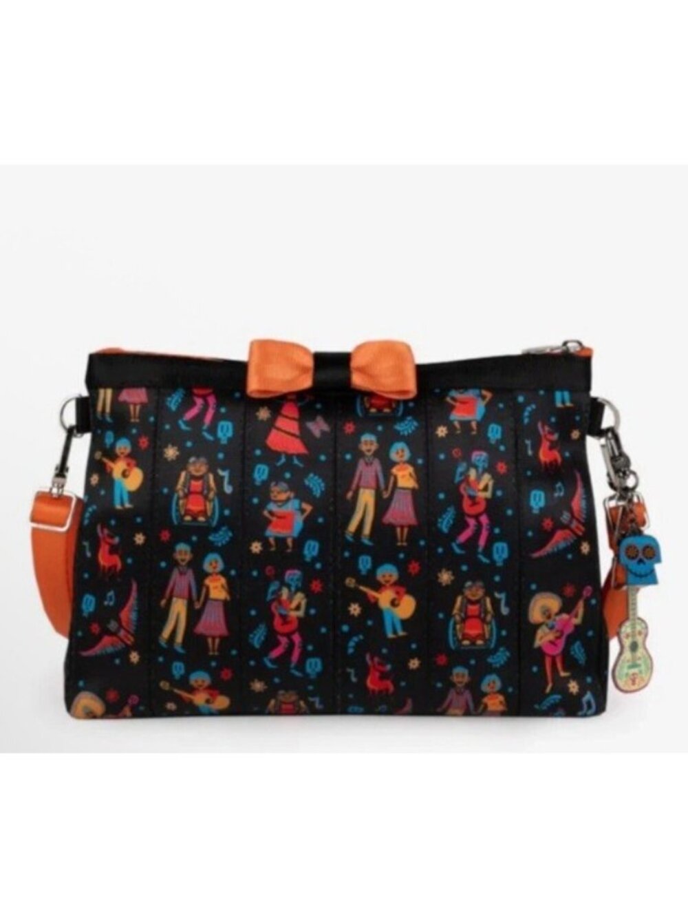 Harveys Disney Coco Bow Clutch Crossbody Dia de los Muertos Day of The Dead NWT